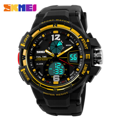 

Mens Fashion Analog-Digital Double Time Sports Watch Dual Time Alarm Stopwatch