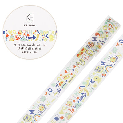

Kinbor handbook wide version&paper tape 30mm10m hand book book plant sticker tropical monsoon DTB64107