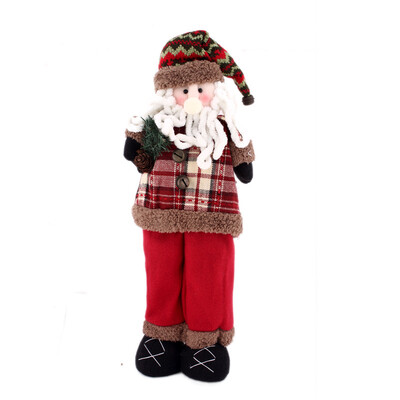 

MyMei 1pc Christmas Cartoon Santa Claus Doll Xmas Gift Cute Toy For Children 65122