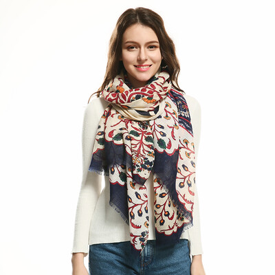 

JeouLy 2018 горячие продажи шарфы женщин весна новый хлопок длинный шарф цветок шарф шарф солнцезащитный крем платок хиджаб 180 * 100 см