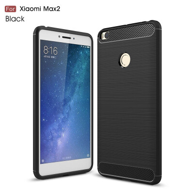 

For Xiaomi MAX2 Carbon Fiber Phone Cases Soft Anti-Knock Cover For Xiaomi MAX2 case