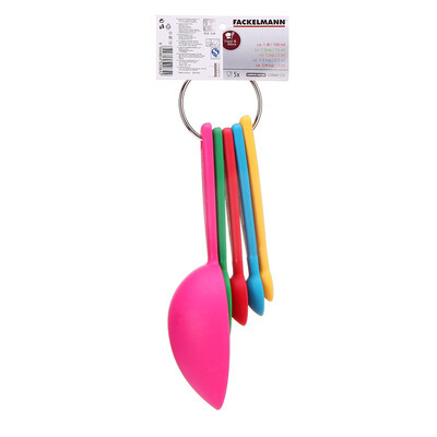 

【Jingdong Supermarket】 Germany Fakelman Fackelmann baking tools 5 pieces of color baking amount of spoon with a scale spoon spoon 5208481