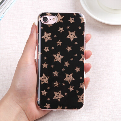 

Модные блестящие Bling звезд Алмазный мягкие чехол для iphone 6 6s 7 8 плюс Силиконовый телефона Роскошные чехол для IPhone 6 7 x