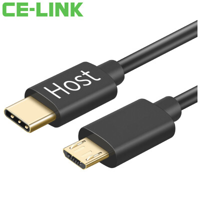 

CE-LINK Type-Cmicro usb two in one OTG adapter Android phone U disk data cable red 018 meters 4192