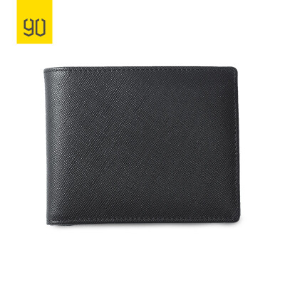 

Xiaomi Mi Ecosystem 90FUN Concise Business Casual Billfold Wallet Safiano Genuine Cow Leather Women Man