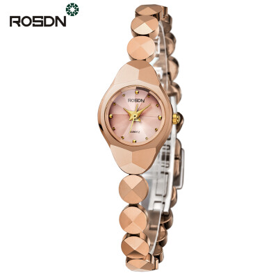 

ROSDN TOP Brand Luxury Women Bracelet Watches Gift Set Fashion Women Dress wrist watch Ladies Quartz Rose Gold Watch Waterproof