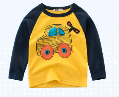 

2018 boys spring & autumn long-sleeves T-shirt children T-shirt cartoon printed bottom