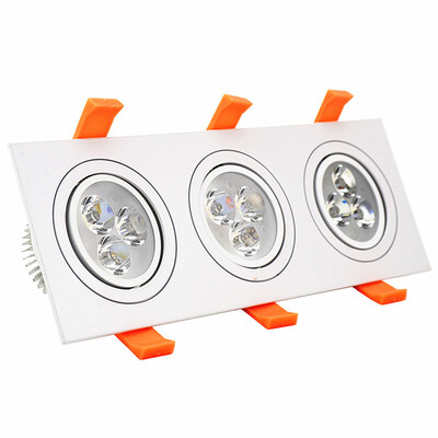 

LED Dimmable lights LED downlight lamp 9W Warm White 110V 220V dimmer Recessed LED Spot light