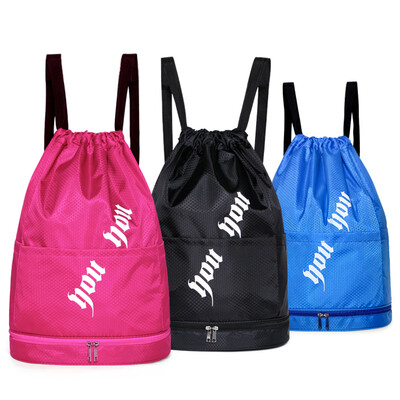 

Youyou multi-function swimming bag beach waterproof bag storage waterproof bag dry&wet separation swimming bag black 9803