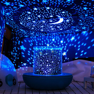 

Jingyi JINGYI birthday gift girl teachers day gift to the teacher wife girlfriends boy girlfriend girlfriend girlfriend romantic creative practical gift star projection lamp blue