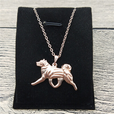 

New Japanese Akita Necklace Trendy Style Akita Pendant Necklace Women Fashion Pet Dog Jewellery