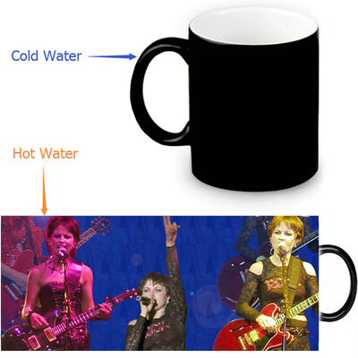 

The Cranberries 350ml / 12oz Heat Reveal Mug Color Change Чашка кофе Чувствительные морфинг-кружки Волшебная чашка для чайных чашек