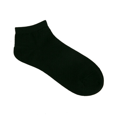 

NetEase carefully selected socks light color mens boat socks short socks black 3 3 pairs