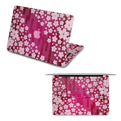 

GEEKIDMacbook Pro retina 13 decal front sticker macbook keyboard sticker flower decal top sticker