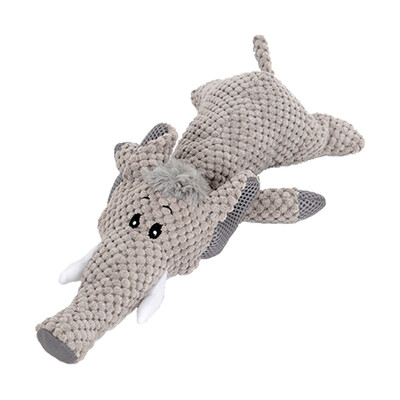 

Huayuan favors hoopet dog toy molars bite elephant vocal plush interactive pet cat toys