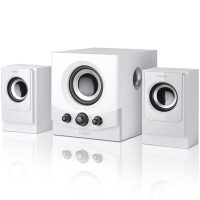 

Enke (ENKOR) Активный мультимедийный компьютер E600 2.1 звуковые колонки деревянный сабвуфер серый