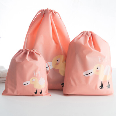 

Shouyou beam shoes bag clothing storage beam pocket underwear finishing bag travel clothing storage bag 3 Pack large medium&small JD-SN-30 stupid duck