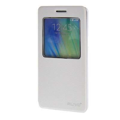 

MOONCASE Samsung Galaxy A5 чехол Slim Window View Design Flip Leather Bracket Back чехол Cover White