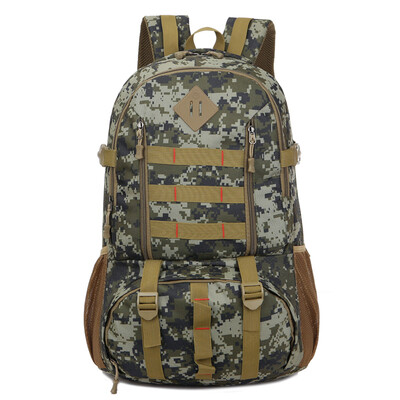 

New Outdoor Climbing Bag Travel Bag Male&Female Models Large Capacity 50L Camouflage Shoulder Bag