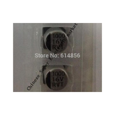 

100pcs 16V 1000UF SMD 10x10mm chip Aluminum Electrolytic Capacitor