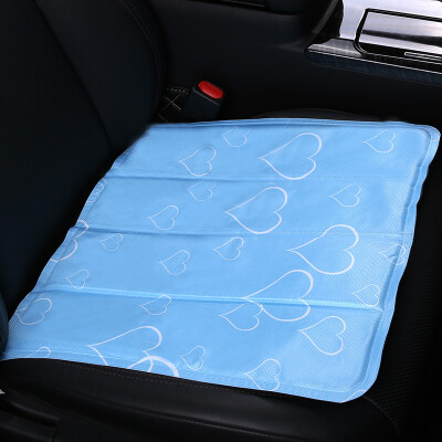 

Antarctic people nanjiren car seat four seasons seat cushion cool pad small square pad ice cushion seat car office home seat pad ice pad single piece 4545cm heart-shaped bubble