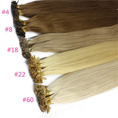 

Iwona 100 Brazilian Virgin Remy Hair Straight Flat Tip Or U Tip 1gs 100g Human Hair