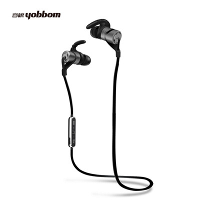 

YOBBOM Wireless Bluetooth Headset D9 Neck-mounted Noise Reduction In-Ear Sports Magnetic Test Phone Music Call Music Headphones Space Gray