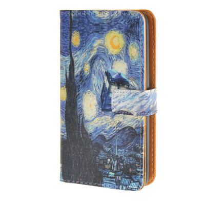 

MOONCASE Case for LG G2 Mini Premium PU Leather Flip Wallet Style and Kickstand [Personalise Pattern] Design Case Cover / a04
