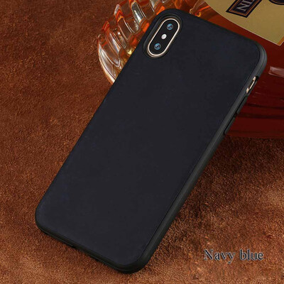 

LANGSIDI Genuine Leather Phone Case For iPhone X Case Vintage Crazy horse skin All-inculsive Cover