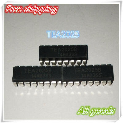 

50pcs/lot free shipping TEA2025 TEA2025B A2025 (9-12V) DIP-16 Audio power amplifier Integrated circuit good quality and ROHS