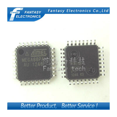 

50PCS ATMEGA88PA-AU QFP ATMEL MEGA88PA-AU MEGA88PA TQFP32 Programmable Flash free shipping