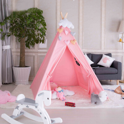 

Wolfwalker Childrens Fun Tent Game House Home Baby Indoor Tent Toy Storage Room Pink LXZ-1057