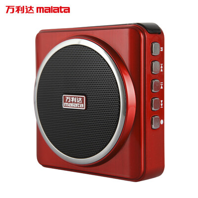 

Malata Audio Speaker Portable Teaching Speaker Speaker Card Audio Radio T60 Red