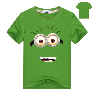 

Летняя одежда Мальчики tshirt Презренные майнионы майка 3D-принт Дети Мультфильм Символы футболки Тройники Типичная майка