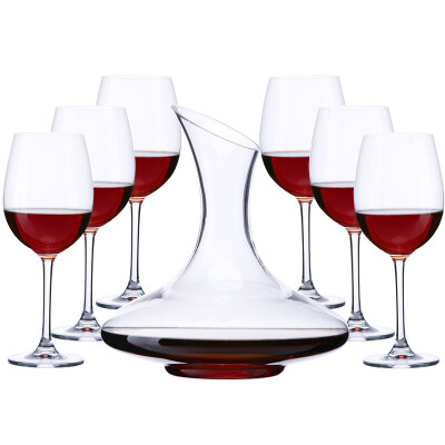 

Jingdong Supermarket] Italian Delita crystal red wine glass goblet cup 6 loaded + wakeers 7 sets of S96CB + DC / L7C