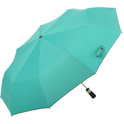 

Jingdong Supermarket] Parkson sun vinyl umbrella fresh plain automatic umbrella folding sunny umbrella three fold umbrella 5356Y 9K vinyl automatic umbrella coffee