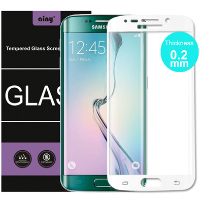 

Ainy 0.2mm Corning защитное стекло screen protector для Samsung S6 Edge plus