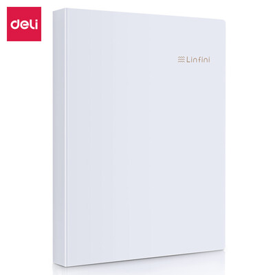 

Deli deli music series 30 pages A4 insert bag information book file folder folder student paper storage bag style gray single only 72212