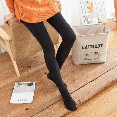 

Langsha stockings womens pantyhose anti-hook silk spring&autumn thick black meat color thin female conjoined bottoming socks skin coffee 2 pairs 120D imper