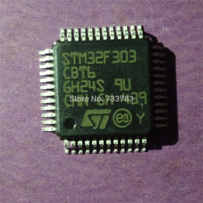 

5pcs/lot STM32F303CBT6 STM32F303 CBT6 MCU 32-Bit ARM Cortex M4 72MHz 128kB MCU FPU