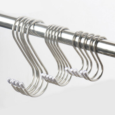 

Bingyou stainless steel  hook bold 42mm meat hook kitchen hook universal stainless steel -type hook crossbar hook 11 cm 10