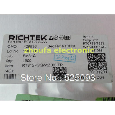 

10pcs/lot RT8127GQW