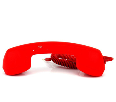 

Telephone Retro Dark Red POP Mic New Hot Sale For iPhone5 iPad