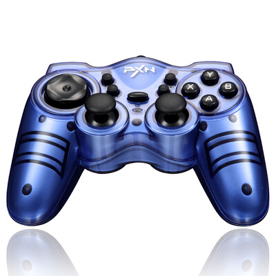 

Lai Shi Da (PXN) PXN-8103 Battle 3 Wired Shock Game Handle Ice Lake Blue