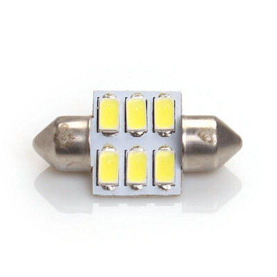 

1.5W 6SMD Car Led Light Bulb Luggage Compartment Light License Plate DC12V Lamp
