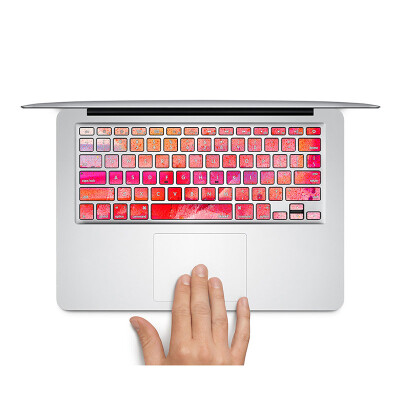 

GEEKIDMacbook Pro retina 15 Red keyboard decal sticker individual keys protector Macbook Air keyboard decor key7s sticker