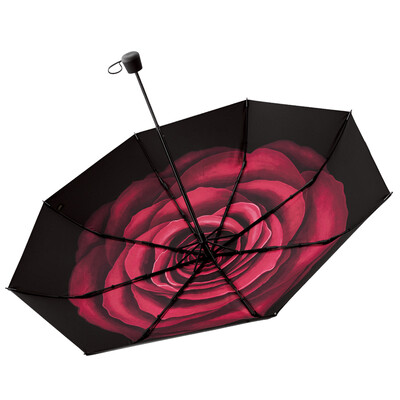 

BANANAUNDER Black Series 30 Clear Umbrella Small Black Umbrella Sun Protection UV Umbrella Umbrella Feather