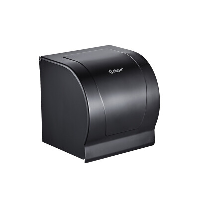 

Cobbe bathroom toilet tissue box toilet paper box black space aluminum sanitary carton paper towel rack paper towel tube waterproof roll paper