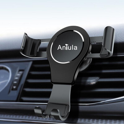 

Antula A01 car phone holder air outlet metal gravity bracket for 45-6 inch mobile phone car accessories bracket universal