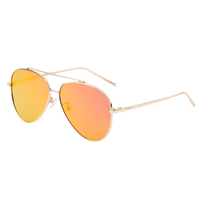 

Parsons (PARZIN) classic toad section polarized sunglasses fashion couple models bright color sunglasses 8075 silver frame reflective film ice blue